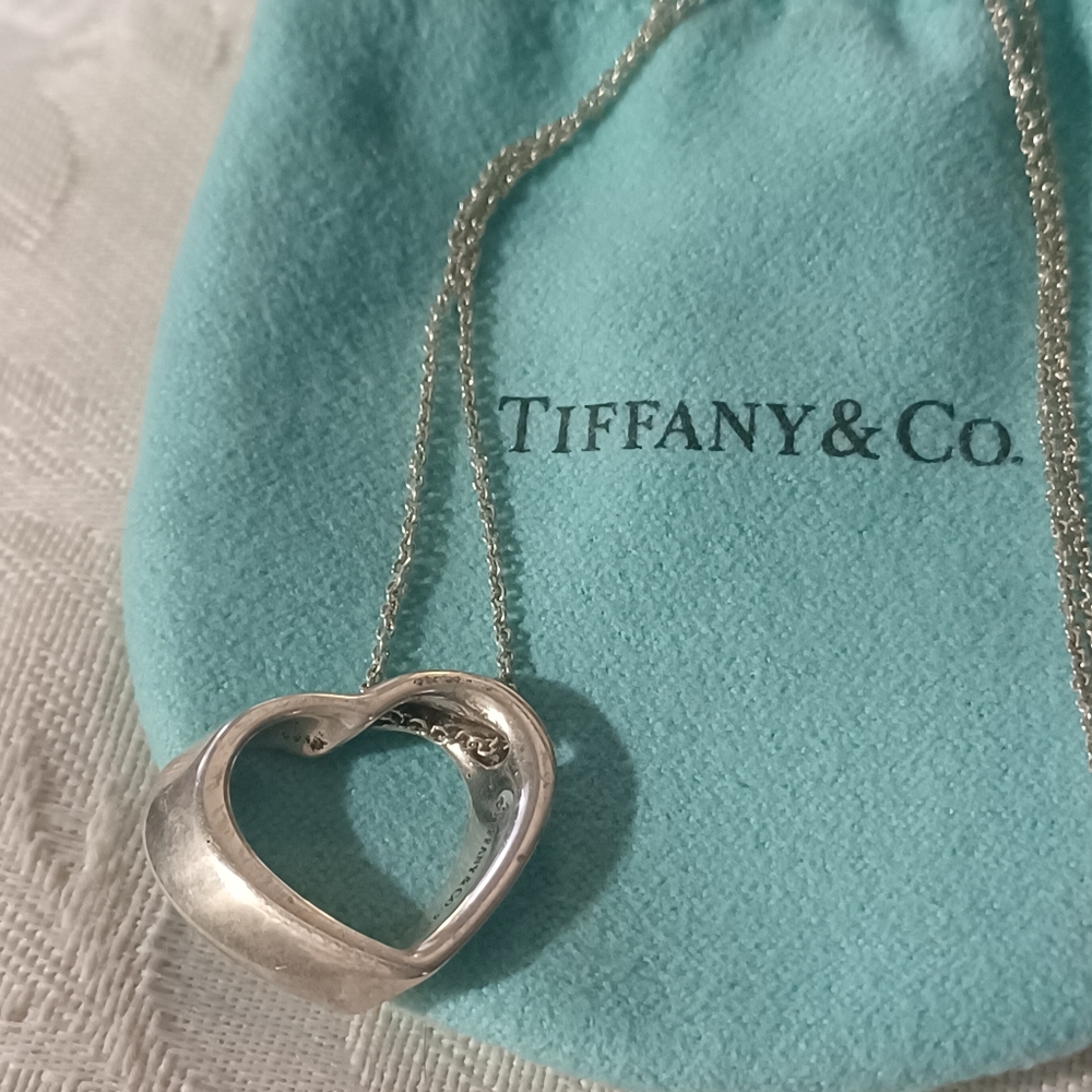 Tiffany & Co. Sterling Silver Heart Pendant - Picture 2 of 9